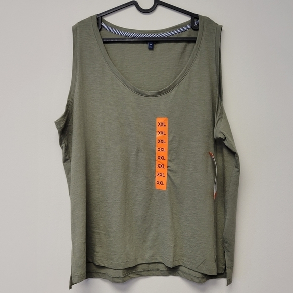 Nautica Sleeveless Basic Knit Tank Top green XXL - Picture 3 of 9